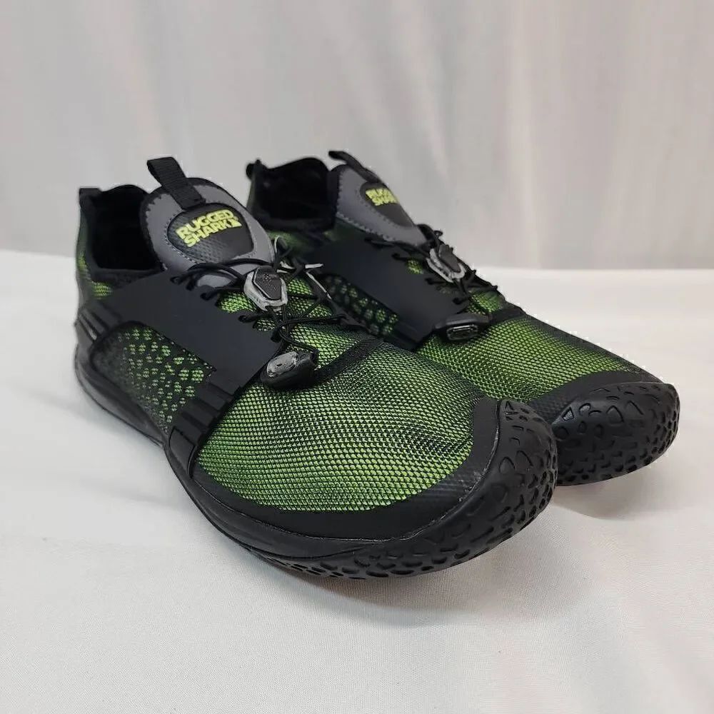 RUGGED SHARK Size 12 Men's Activewear Athletic Water Shoes, WaterX Men's Drainag